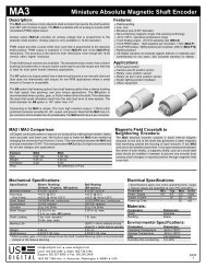 MA3 Miniature Absolute Magnetic Shaft Encoder