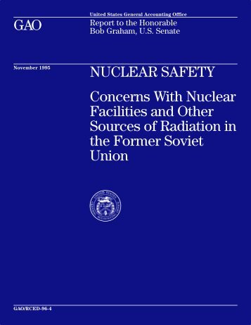 RCED-96-4 Nuclear Safety: Concerns with Nuclear ... - LegiStorm