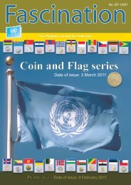 Coin and Flag series - United Nations Postal Administration