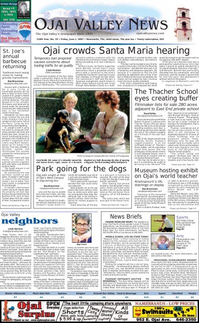 ojai valley news june 1 2007