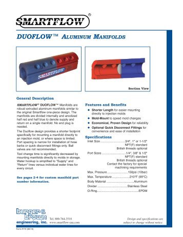 DUOFLOWâ¢ ALUMinUM MAniFOLDS - Invotec Solutions