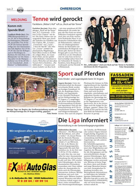 Premiere für eine Gans - ohre-kurier