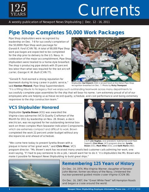 Currents - Newport News Shipbuilding - Huntington Ingalls Industries
