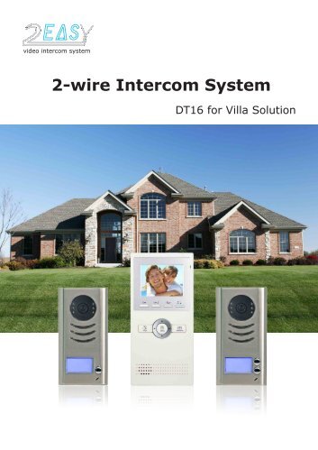 2-wire Intercom System - Schick Handel