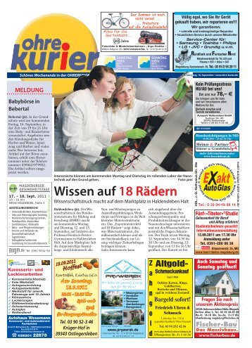 Dachbau UG Bebertal - ohre-kurier