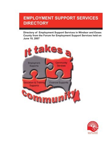 Employment Support Services Directory - United Way / Centraide ...