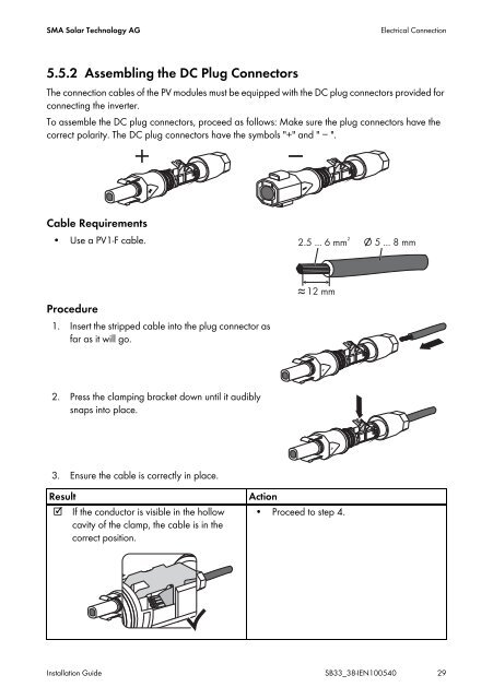 SMA 3300/3800 Manual - All Eco Energy