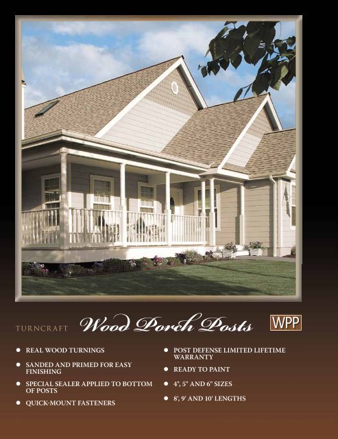Porch Posts catalog section - Turncraft