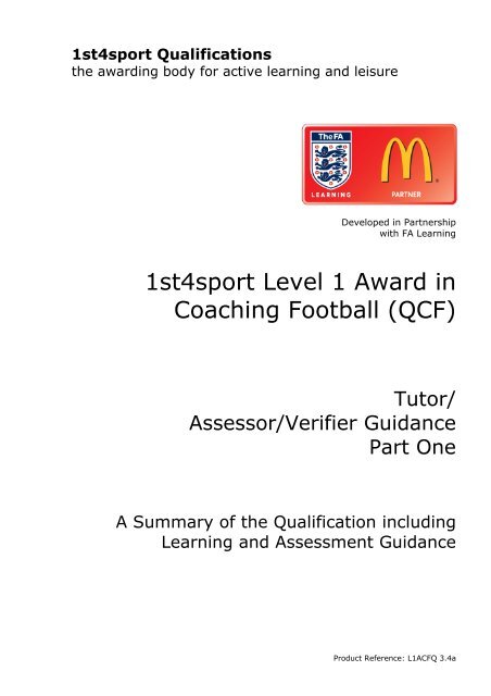 1st4sport Qualifications - The FA Licensed Coaches Club - The ...