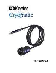 Service Manual - Keeler Instruments