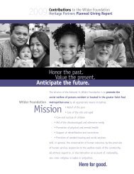 2009 Mission - Amherst H. Wilder Foundation