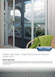 Trellidor Clear Guard - Single Sliding Doors & Windows (single track)