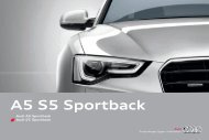 Brosjyre Audi A5 Sportback