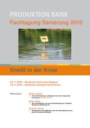 Angebot Fachtagung Sanierung - BWGV-Akademie