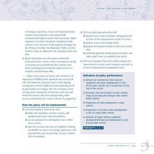 SURREY STRUCTURE PLAN 2004 - Surrey County Council