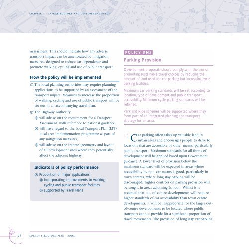 SURREY STRUCTURE PLAN 2004 - Surrey County Council