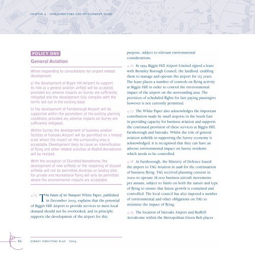 SURREY STRUCTURE PLAN 2004 - Surrey County Council