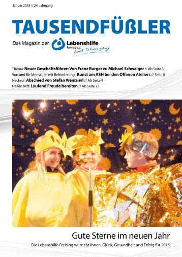 2015 Januar / Lebenshilfe Freising / Tausendfüßler-Magazin