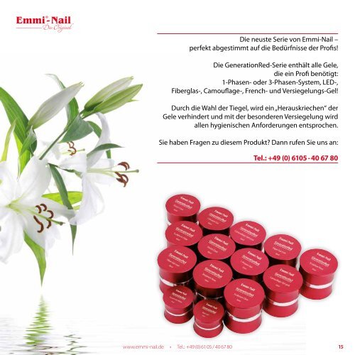 Emmi-Nail Produktkatalog 2015