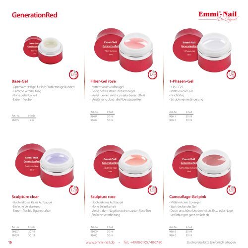 Emmi-Nail Produktkatalog 2015