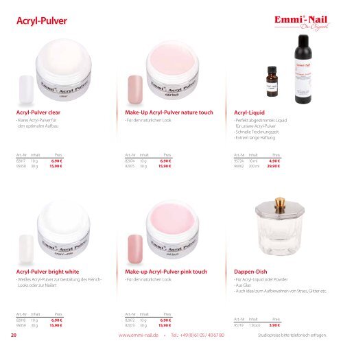 Emmi-Nail Produktkatalog 2015