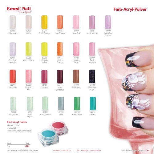 Emmi-Nail Produktkatalog 2015