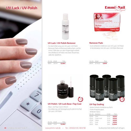 Emmi-Nail Produktkatalog 2015