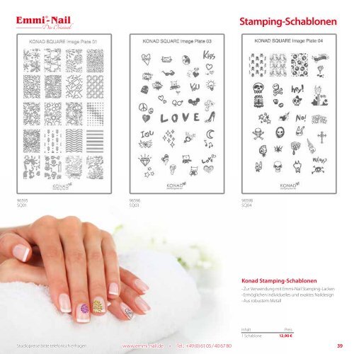 Emmi-Nail Produktkatalog 2015