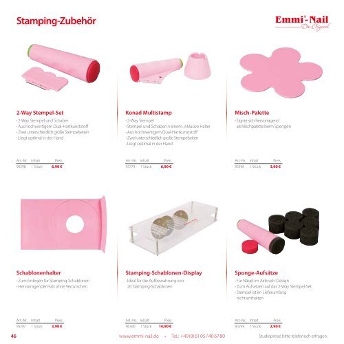 Emmi-Nail Produktkatalog 2015