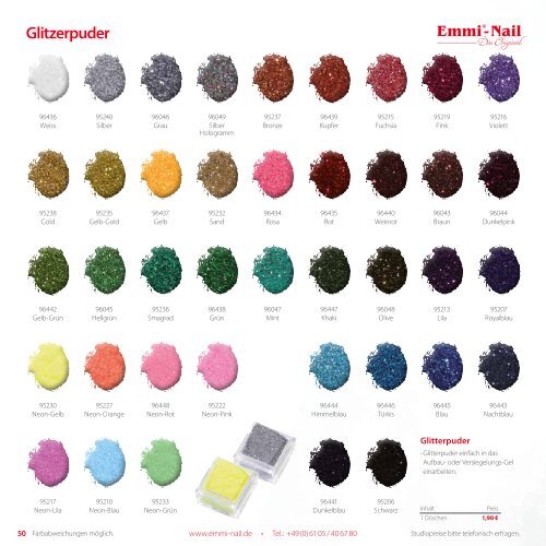 Emmi-Nail Produktkatalog 2015