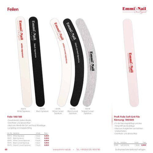 Emmi-Nail Produktkatalog 2015