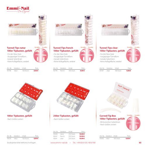 Emmi-Nail Produktkatalog 2015