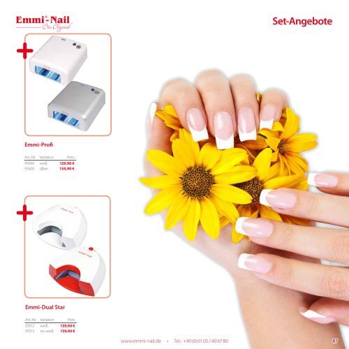 Emmi-Nail Produktkatalog 2015