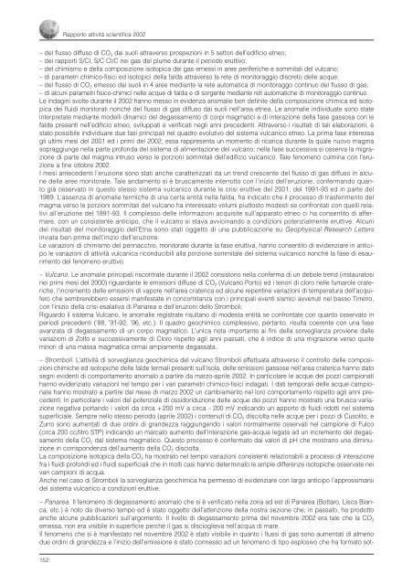 Rapporto sull'Attività Scientifica 2002 - INGV Home Page