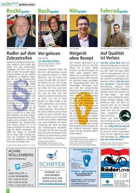 Stadtmagazin Rheinberg â€¢ Ausgabe Nr.14