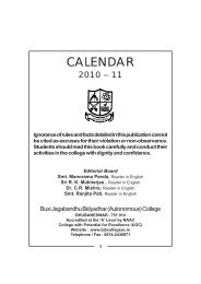 CALENDAR - BJB College