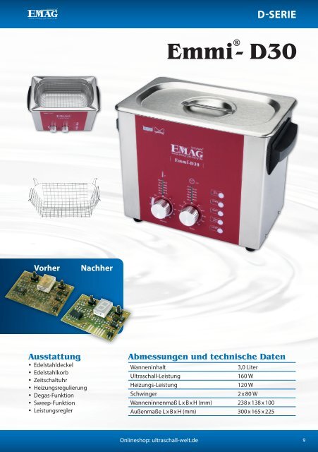 EMAG AG – Ultraschall-Katalog 2014