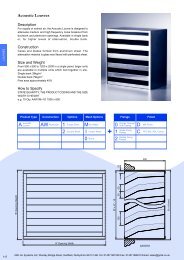 Acoustic Louvres