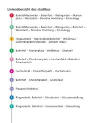 Linienübersicht des stadtbus