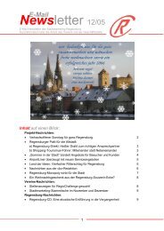 E-Mail Newsletter - Stadtmarketing Regensburg