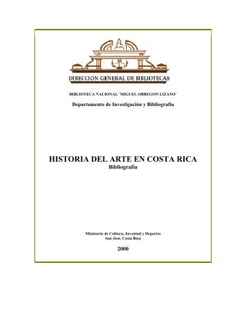 HISTORIA DEL ARTE EN COSTA RICA - Sinabi