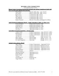 List of Boards and Committees - Blount County Government