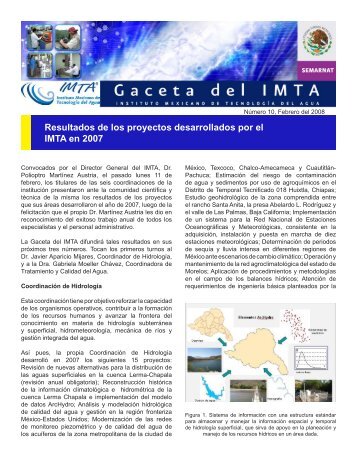 Versión para imprimir - Instituto Mexicano de Tecnología del Agua