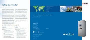 Regulus Control Systems Brochure - FS-Elliott