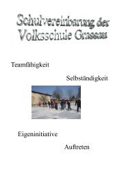 Schulvereinbarung GMG - Volksschule Grassau