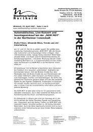 Pressemitteilung als pdf - Stadtmarketing Northeim e.V.