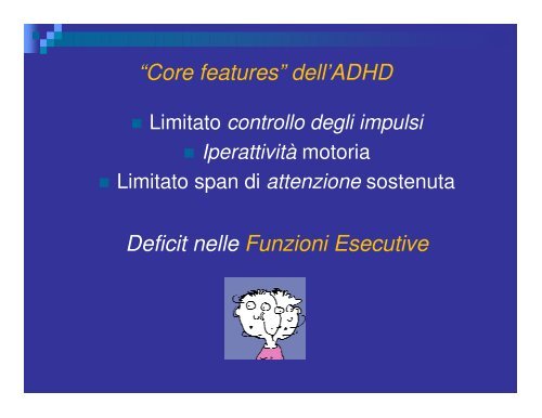 Un approccio cognitivo-evolutivo all'ADHD - Aidai