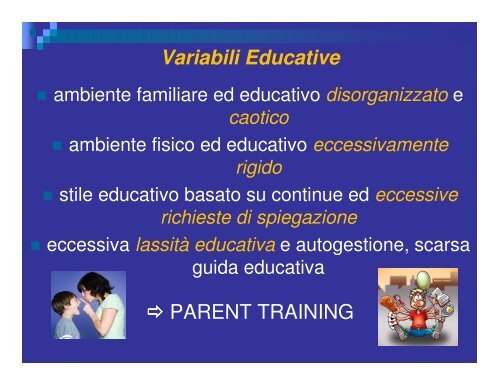 Un approccio cognitivo-evolutivo all'ADHD - Aidai