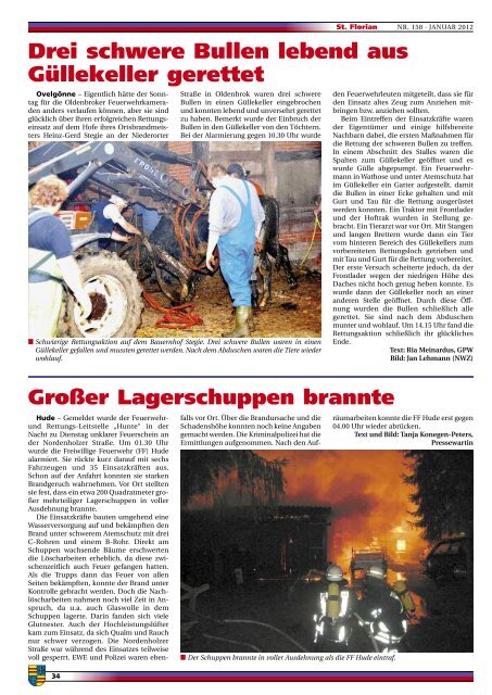 zur Ausgabe 158 - Oldenburgischer Feuerwehrverband eV