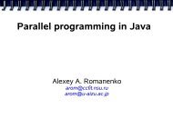 Parallel programming in Java